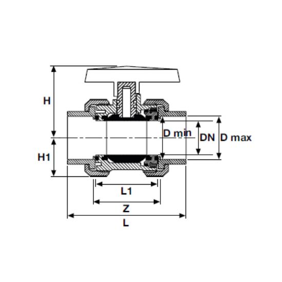 اجزای تشکیل دهنده شیر توپی upvc